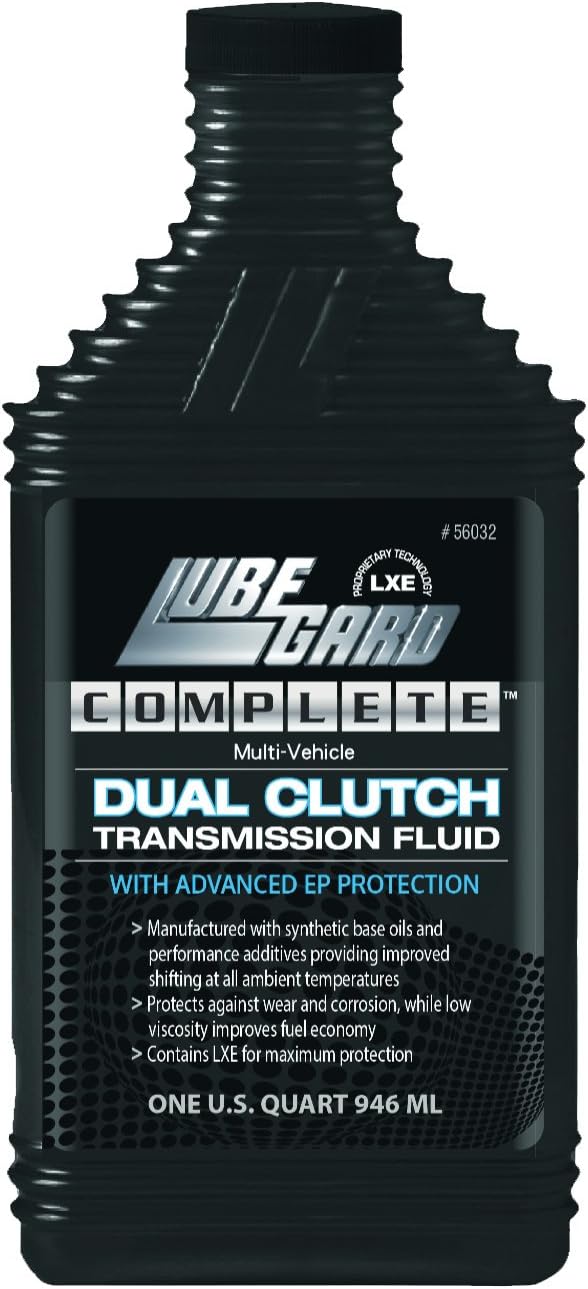 Lubegard 56032 Complete Multi-Vehicle DCT Transmission Fluid, 32 oz. | Dual Clutch Transmission Fluid for Wet Clutch Application