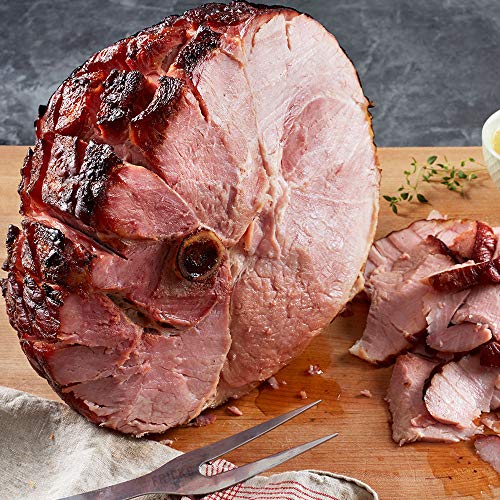 Frick's Bone-In Ham Portion, Hickory Smoked (7.5 lbs. Average Weight)