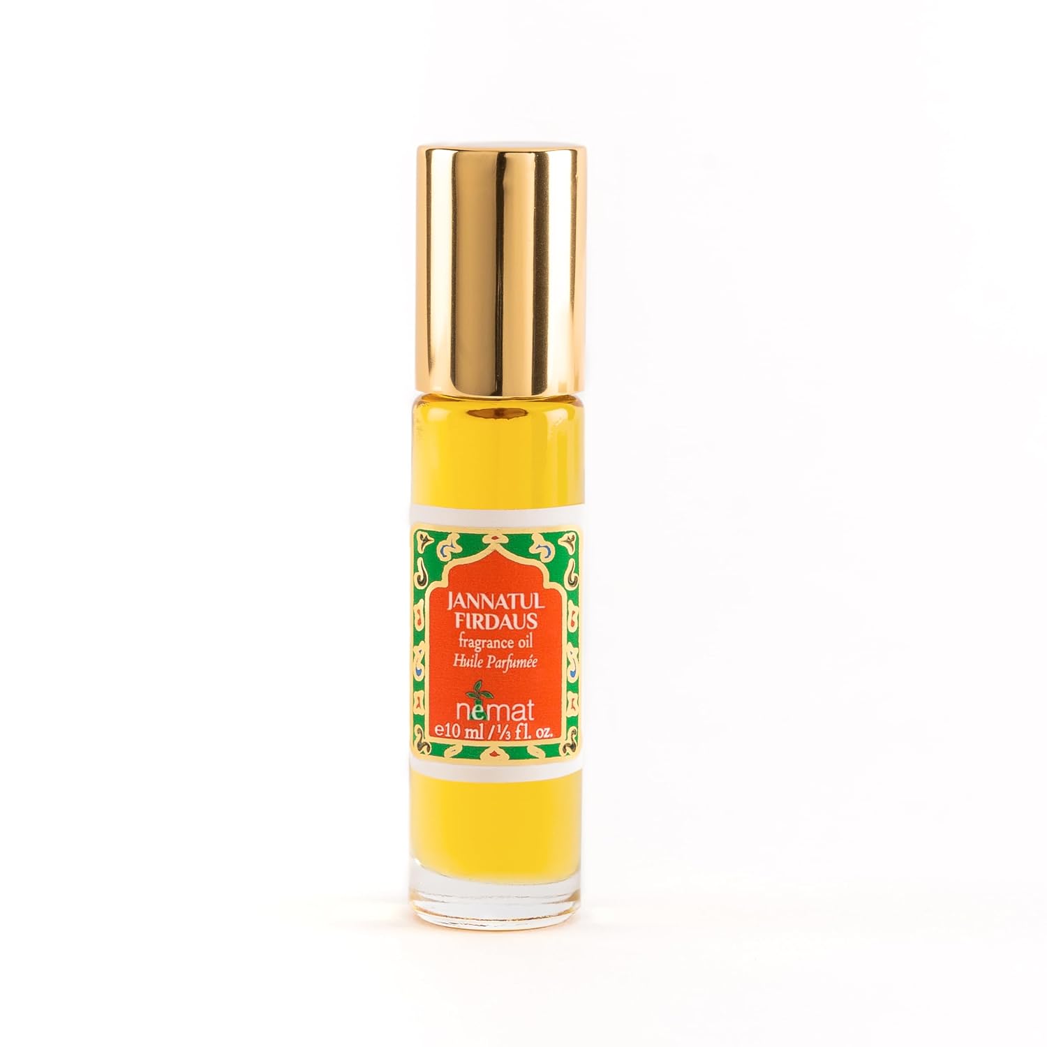 Nemat Amber Perfume Oil Roll-On for Women & Men, 10 ml | Long lasting fragrance, Alcohol free, Essential oil based, Vegan formula, Clean scent, Unisex body oil