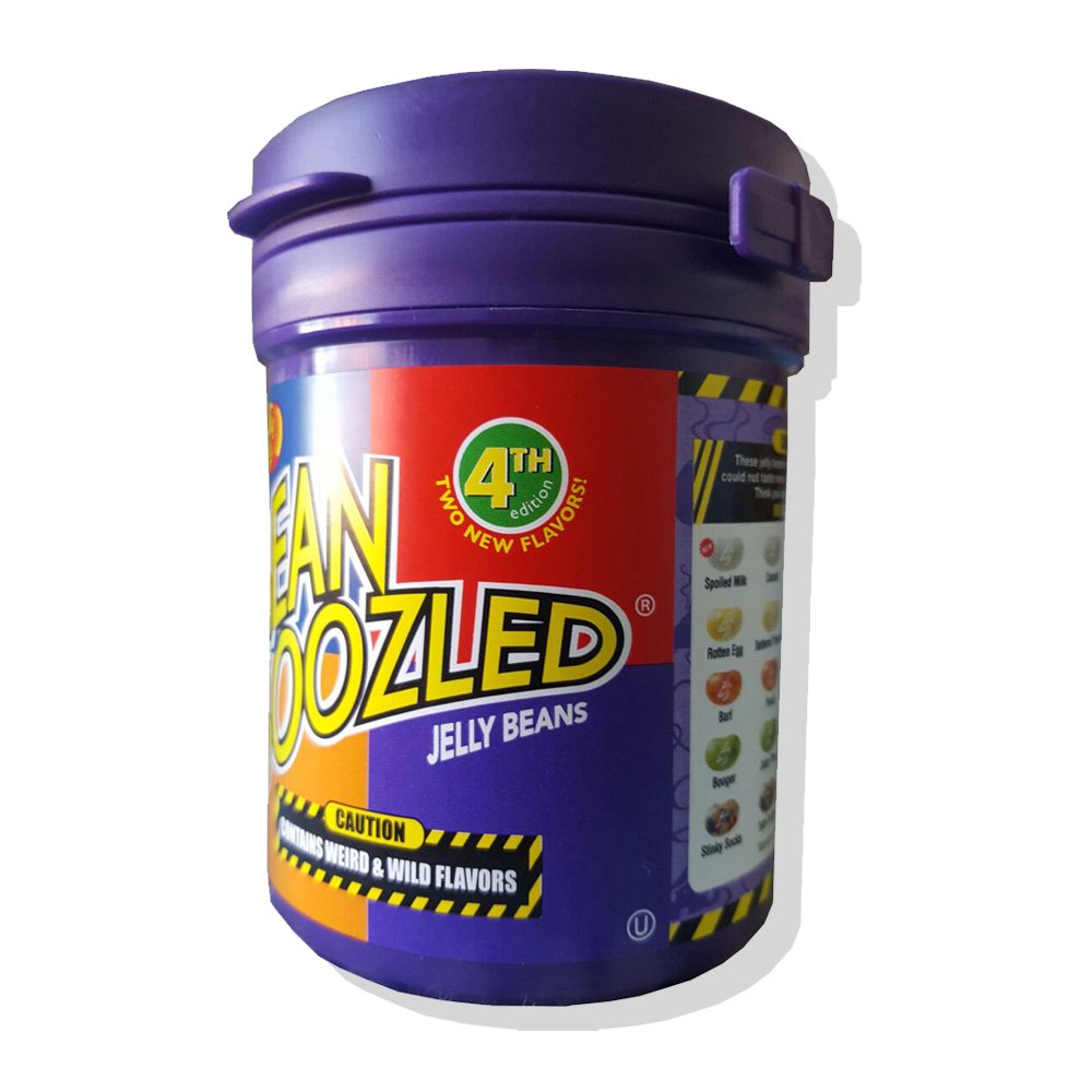 Jelly Belly BeanBoozled Mystery Bean Jelly Bean Dispenser, 4th Edition, Assorted Flavors, 3.5-oz