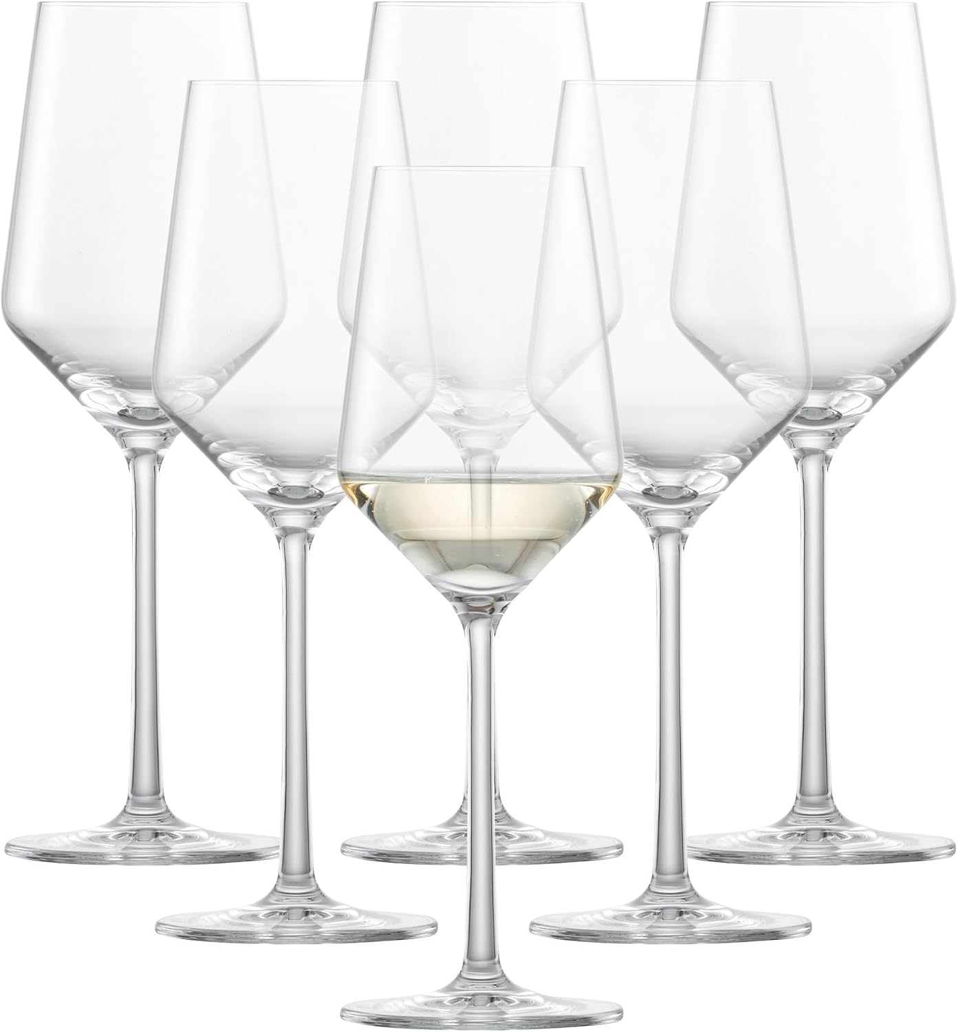 Zwiesel Glas Pure Burgundy Red Wine Glass (Set of 4), Graceful Burgundy Glasses for Red Wine, Dishwasher-Safe Tritan Crystal Glasses, Made in Germany (23 Ounce)