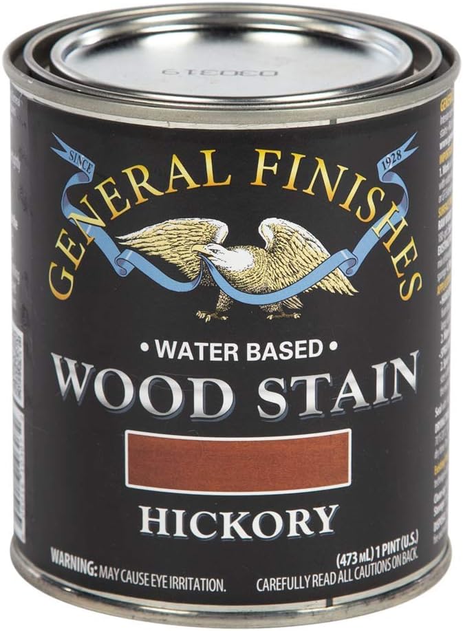 General Finishes Water Based Wood Stain, 1 Quart, Antique Oak