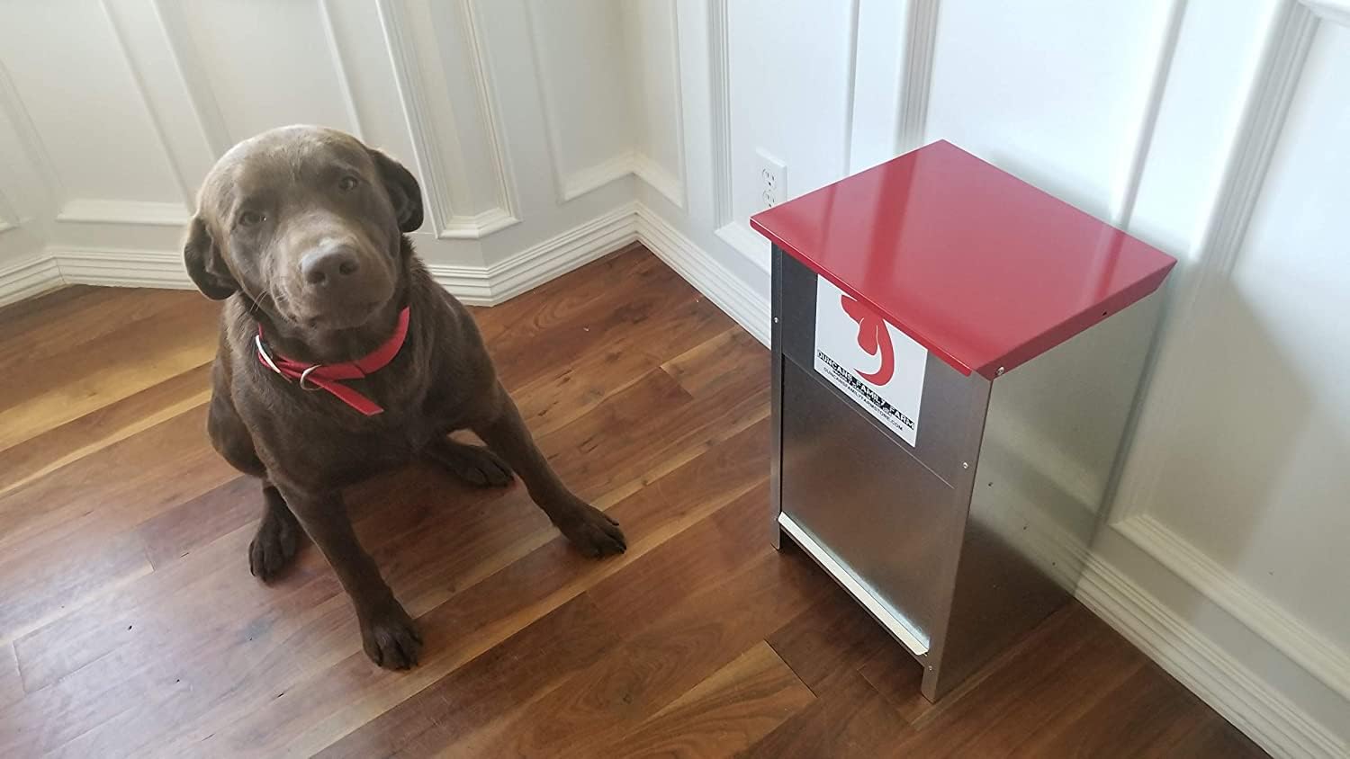 Duncan's Dog Feeder - Galvanized Metal Pet Food Station for Outdoor or Indoor Use - Automatic Gravity Self Feeding Dispenser for Small, Medium