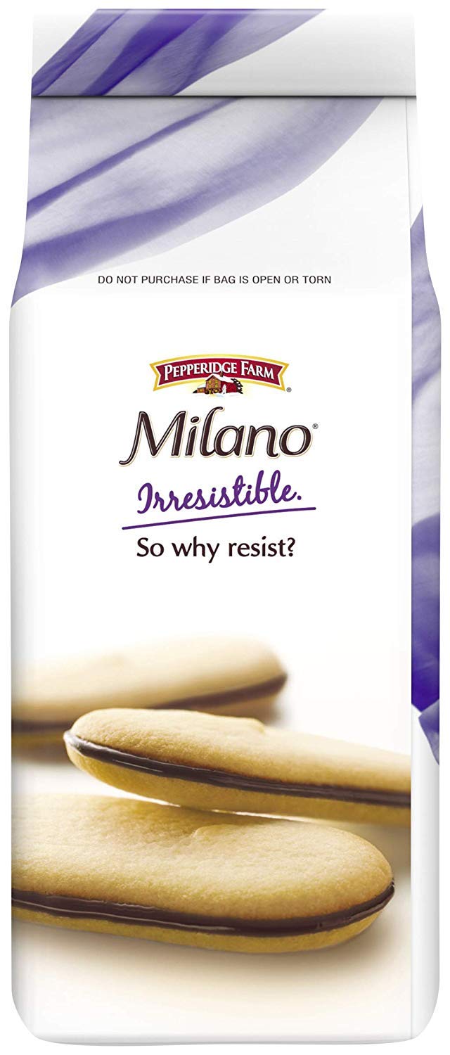 Pepperidge Farm Milano Milk Chocolate Cookies, 6 OZ Bag (15 Cookies)