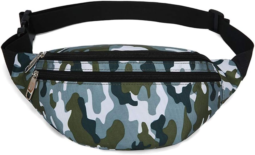 Fanny Pack for Men & Women, Fashion Waterproof Waist Packs with Adjustable Belt, Casual Bag Bum Bags for Travel Sports Running.