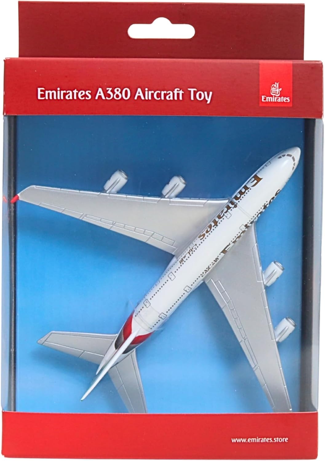 Daron Toy Airplane RT9904 – Emirates A380 – Die-Cast Metal Model Airplane Toy with Plastic Parts for Kids Ages 3+
