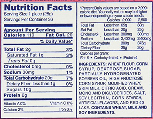 Goetze's Cow Tales Candy Tumbler, Strawberry, 100 Count