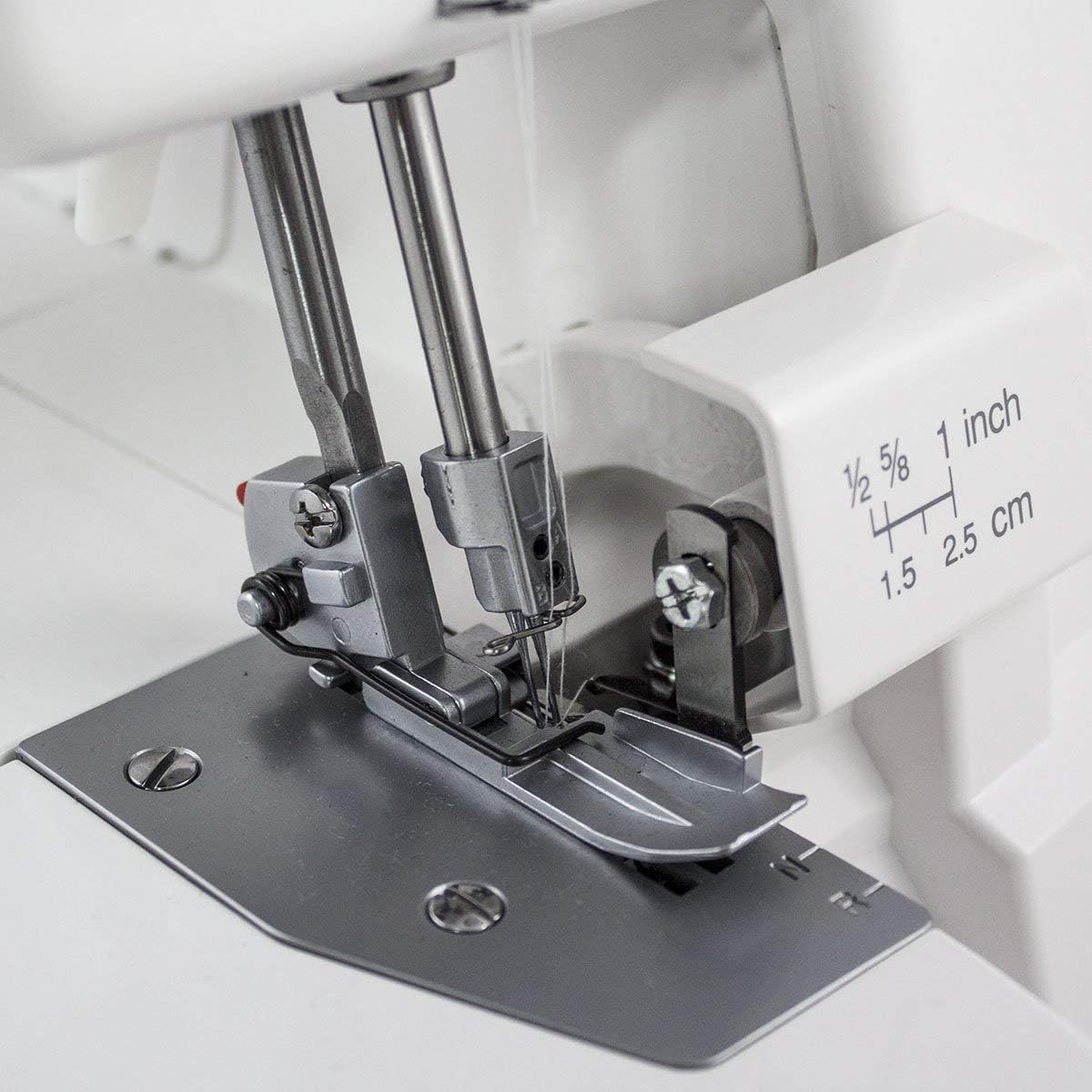Juki, MO-50E, 3 or 4 Thread Serger, Lay In Tensions, Adjustable Differential Feed, Built In Rolled Hem, Automatic Lower Looper Threader