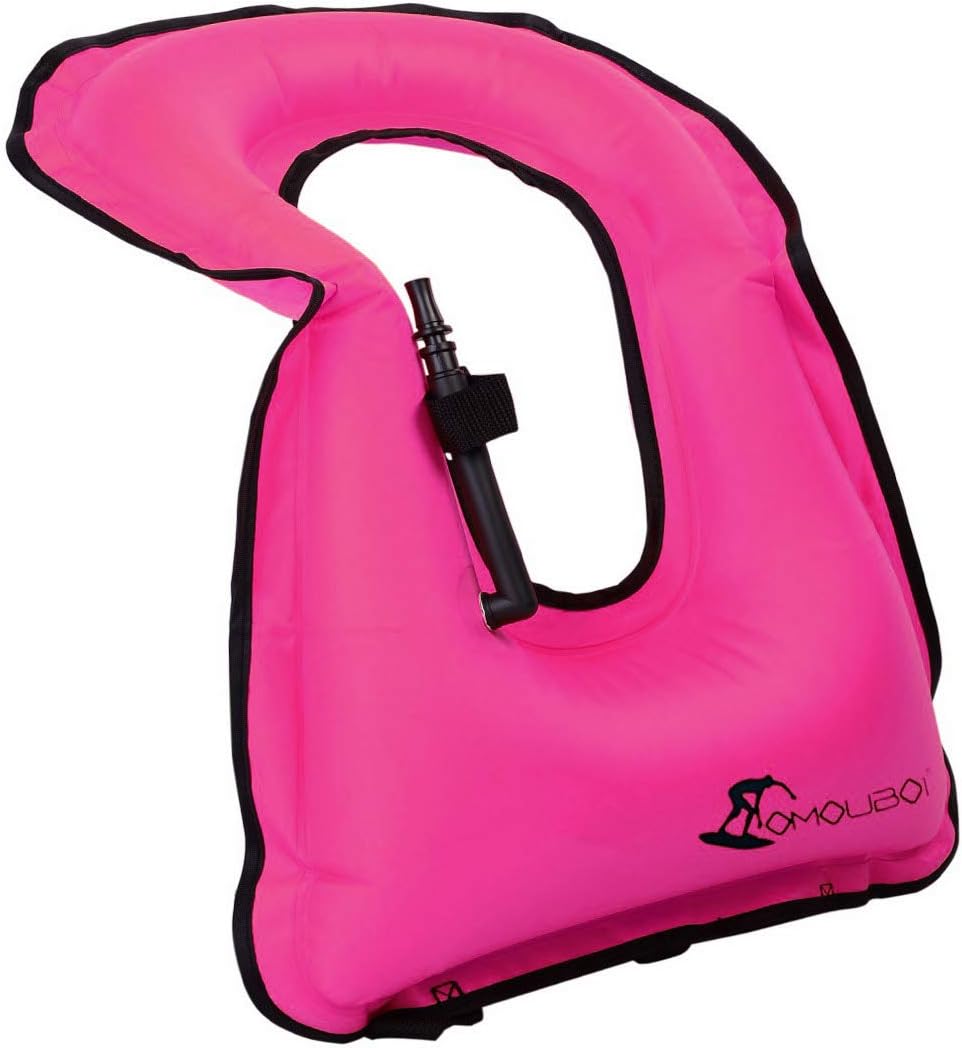 OMOUBOI Snorkel Vest for Adults Swim Vests Inflatable Snorkeling Jackets for Diving, Snorkeling, Swimming Safety (Suitable for 100-220 lbs)