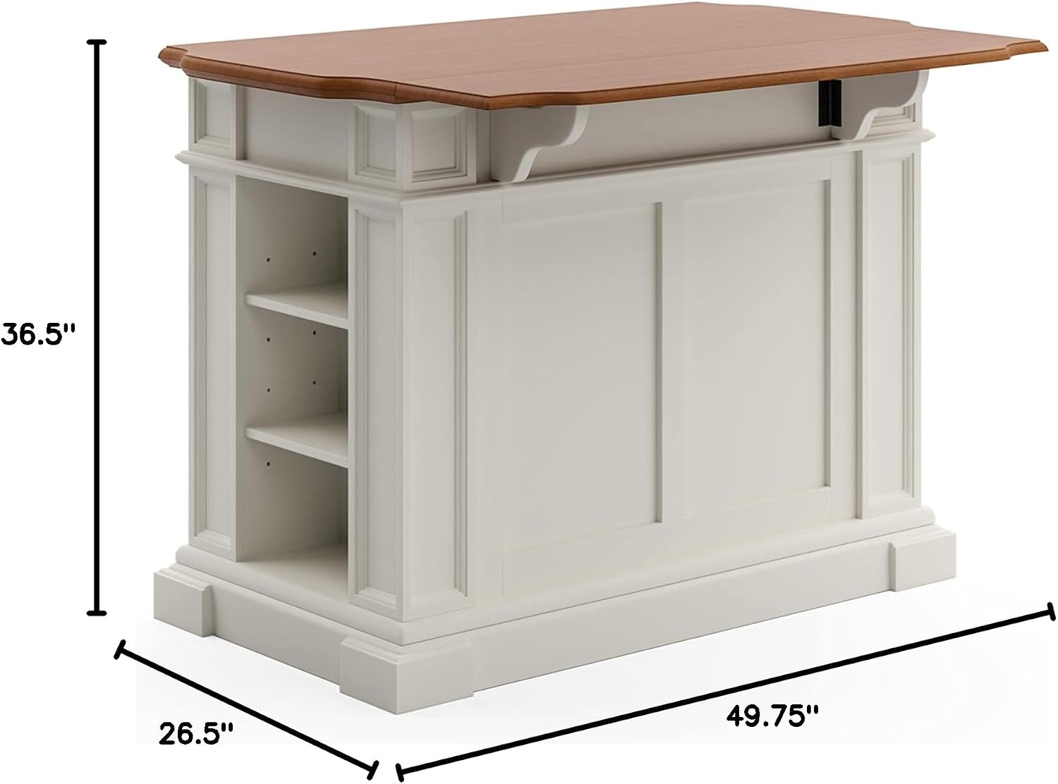 homestyles Americana Off-White Kitchen Island