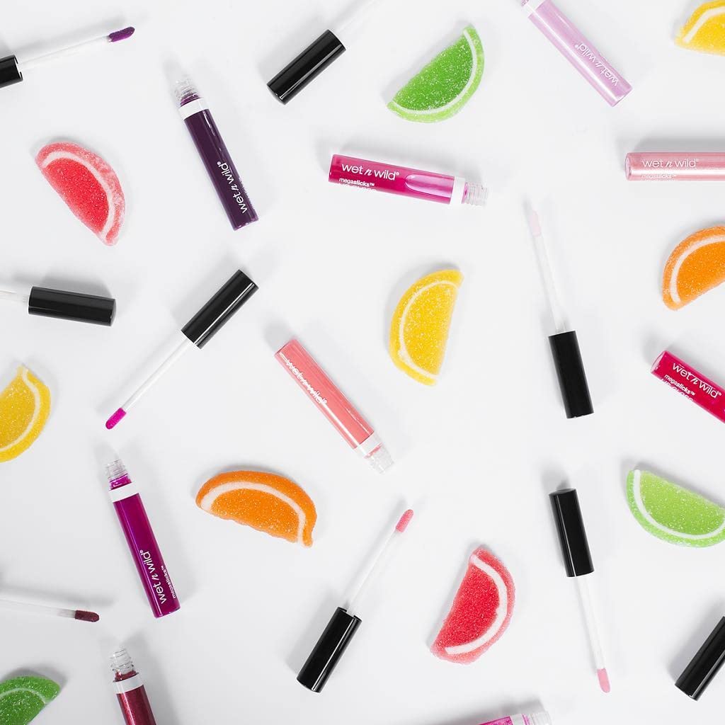 wet n wild MegaSlicks Lip Gloss, Ultra-Glossy, Vitamin-E Enriched, Ultra-Gloss High Shine Moisturizing, Cruelty-Free & Vegan - Bronze Berry