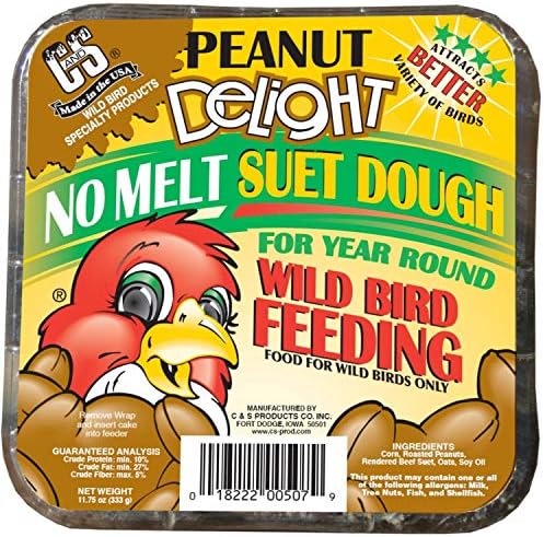C&S CS12553 11.75 Oz Hot Pepper Delight Wild Bird No Melt Suet Dough