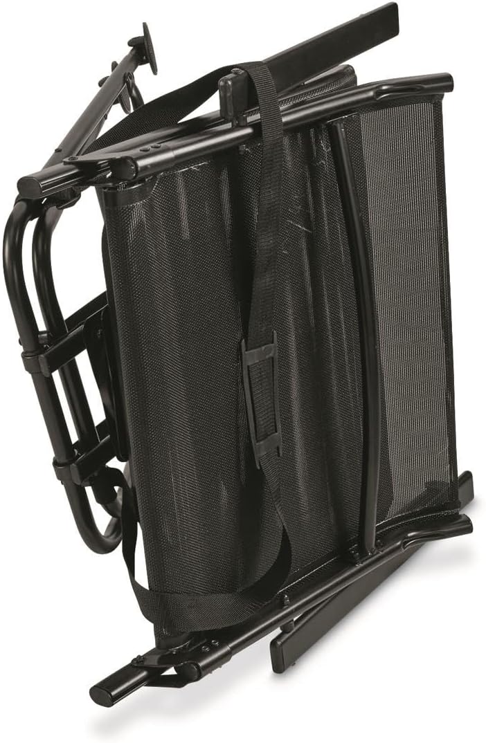 Guide Gear Big Boy Hunting Blind Chair with Armrests, Portable Folding Seat for Shooting, Comfortable Spin Swivel, 500-lb. Capacity