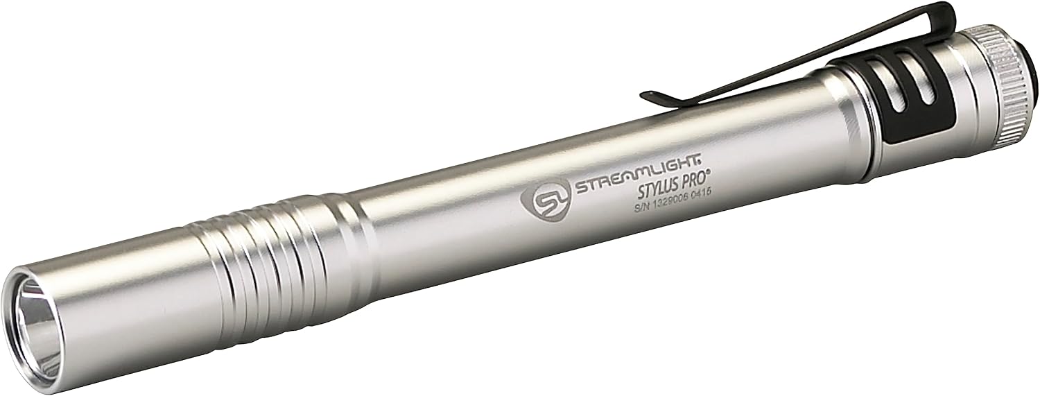 Streamlight 66149 Stylus Pro UV LED Penlight with Holster, Black