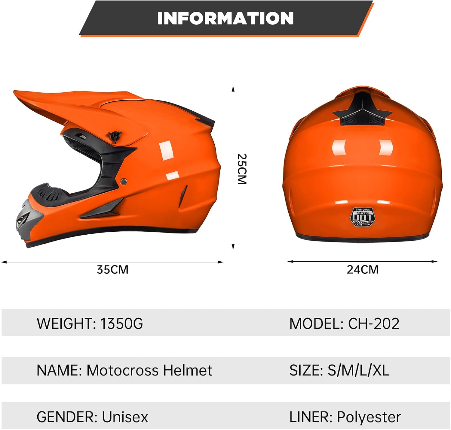 Youth Kids Dirt Bike Motocross Helmet (Goggles Gloves Face Mask) 4PCS Set, DOT Approved Full Face Motorcycle Helmets