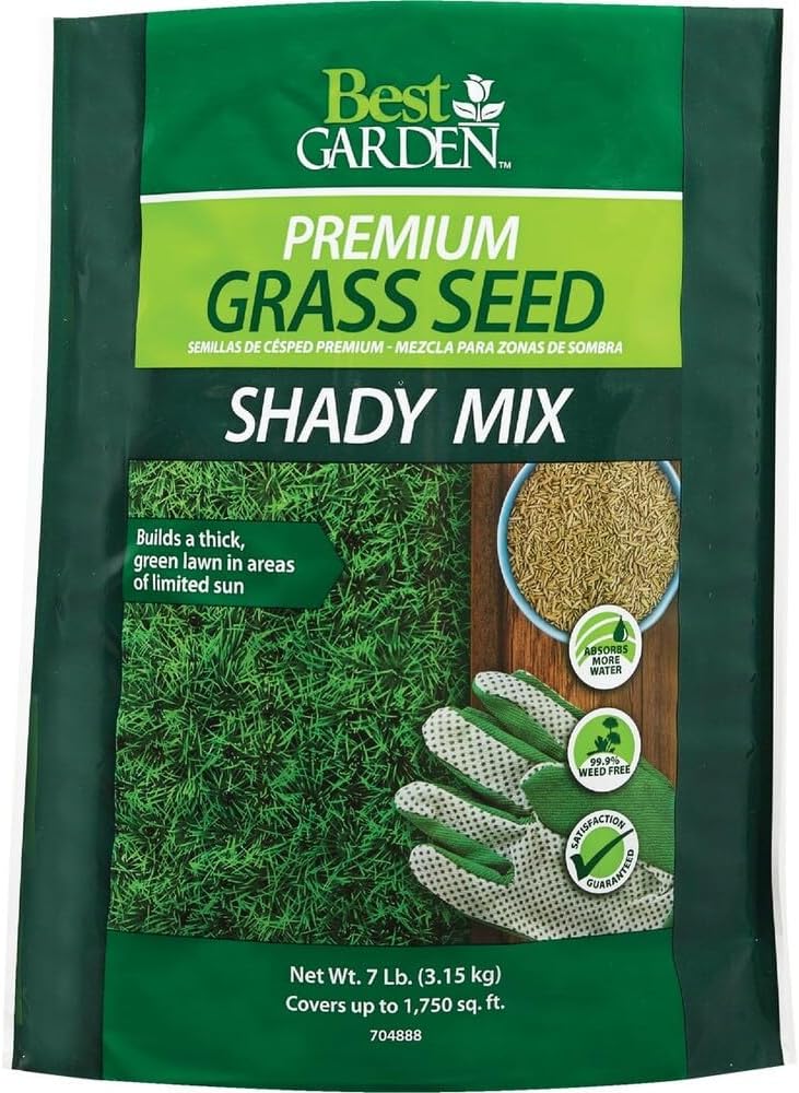 Best Garden 7 Lb. 1750 Sq. Ft. Coverage Shady Grass Seed - 1 Each