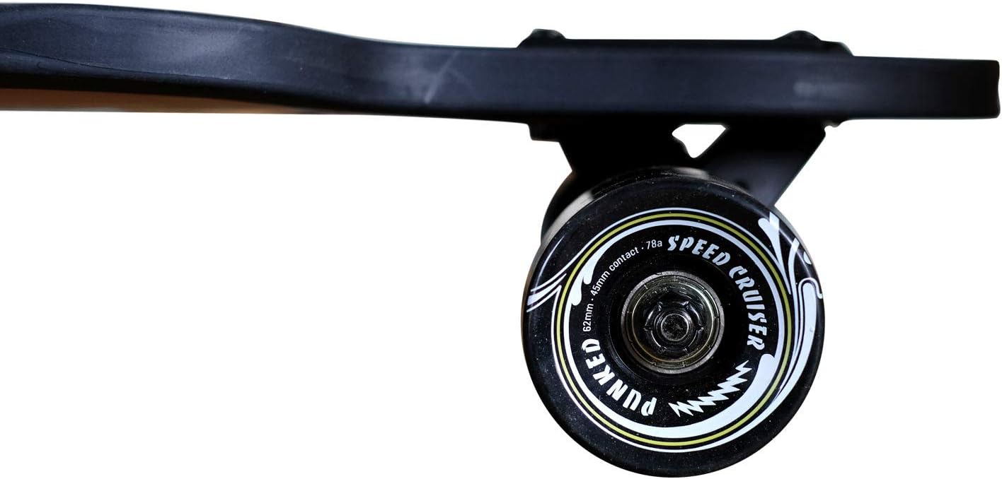 Aluminum Gold or Black Skateboards Longboard Drop Through Deck ONLY or Complete Long Board, for Boys, Girls, Kids, Teens and Adults and for Beginners to Professionals