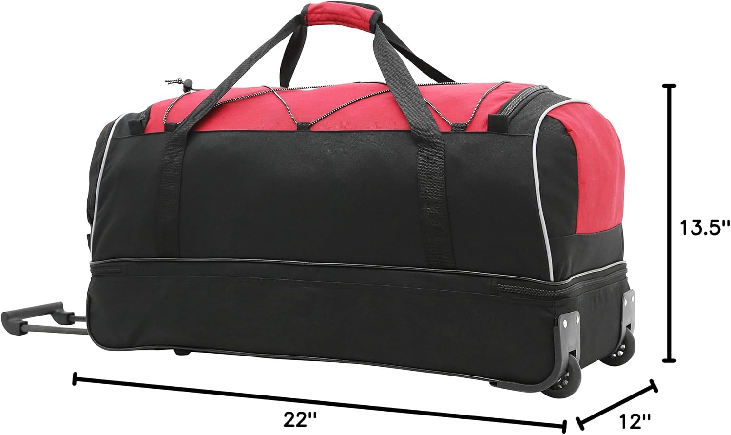 Travelers Club Adventure Rolling Travel Duffel Bag
