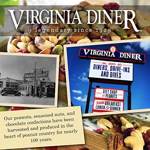 Virginia Diner Old-Fashioned Peanut Squares Candy, Virginia Peanuts -18oz Tin