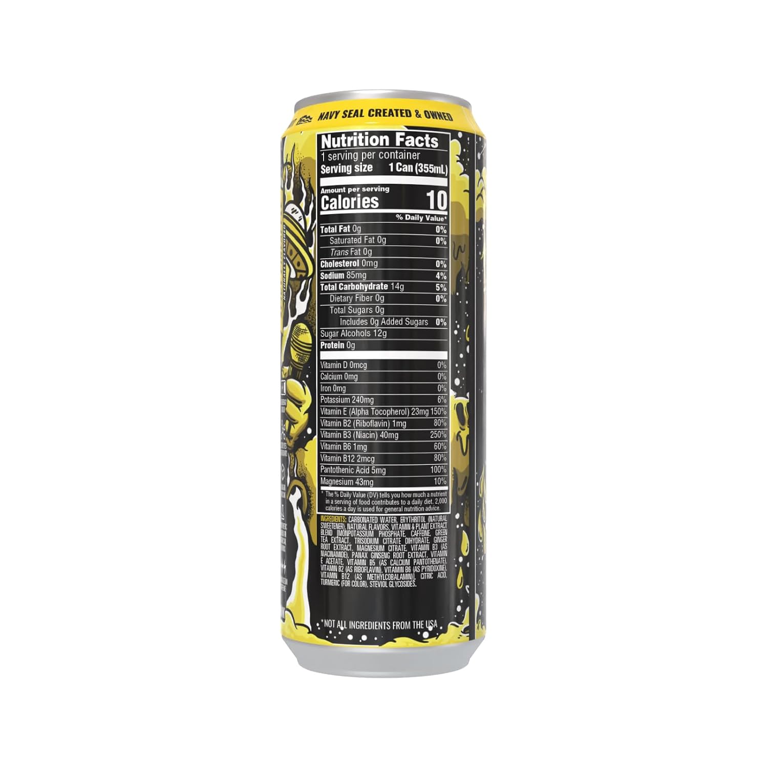 Kill Cliff Energy Drink - Sugar Free - Smashing Citrus 12 oz 12 Pack