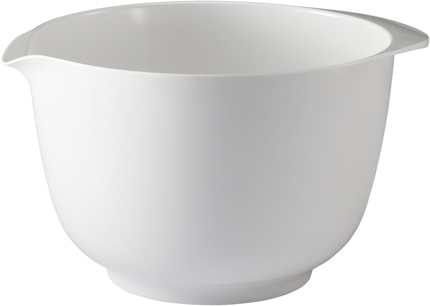Hutzler Melamine Mixing Bowl Set: 2, 3 and 4 Liters, White (3234WH)