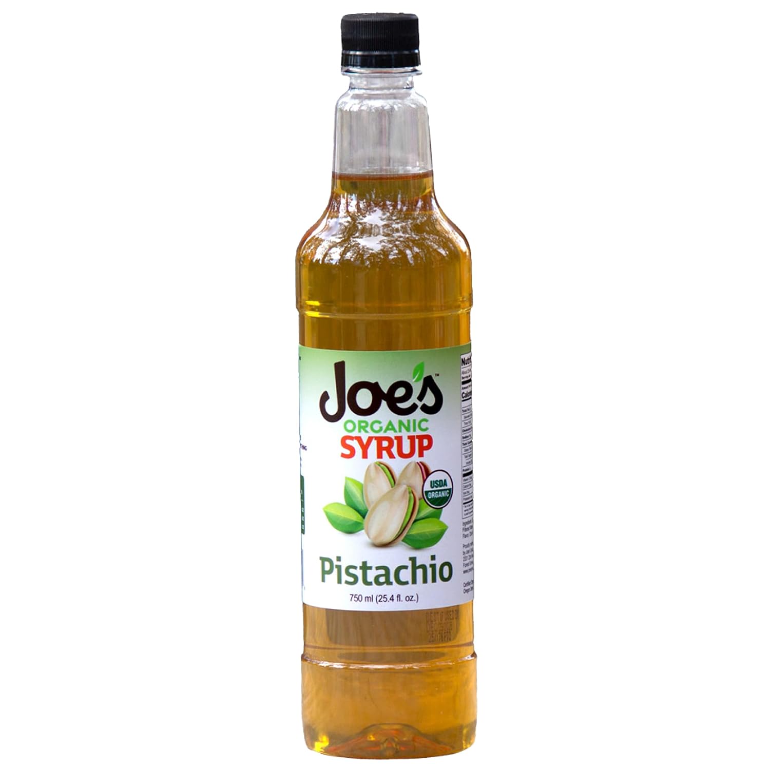 Joe’s Syrup Organic Flavored Syrup, Organic Strawberry, 750 ml | Vegan, gluten-free, Non-GMO, no HFCS; for cocktails & desserts