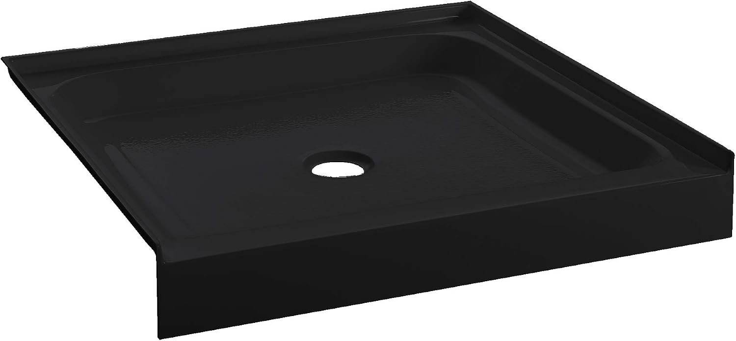 Voltaire 60" x 32" Single-Threshold, Right-Hand Drain, Shower Base in Gray