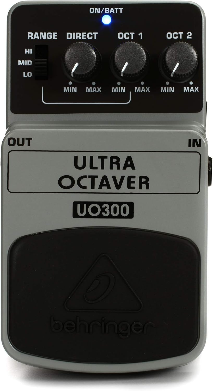 Behringer ULTRA METAL UM300 Heavy Metal Distortion Instrument Effect Pedal, Pink
