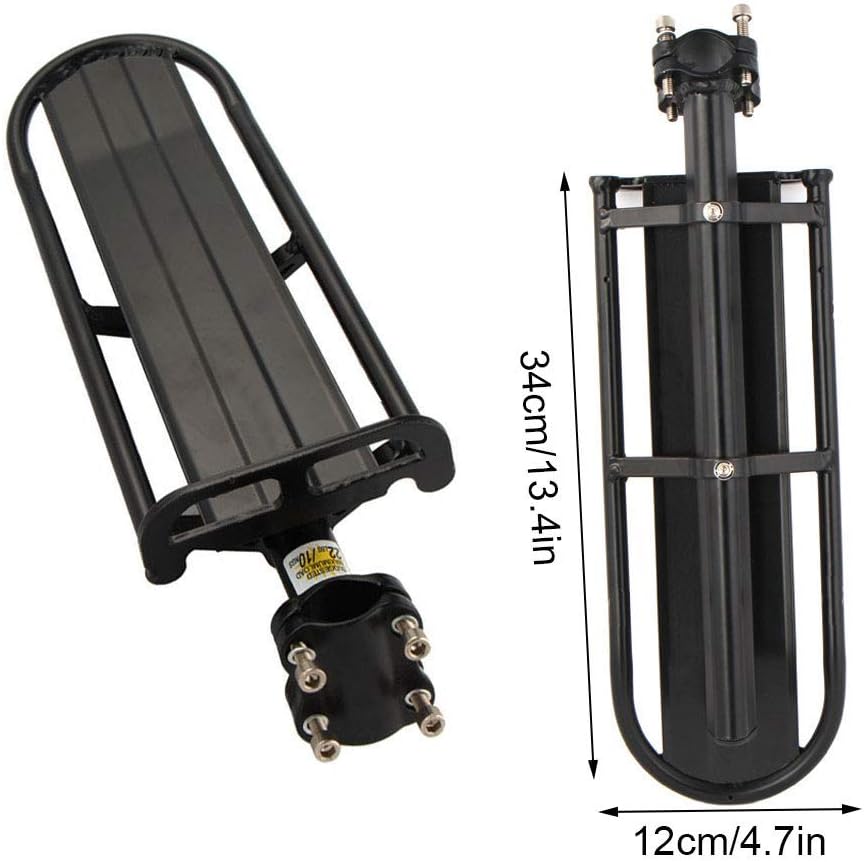 ThreeH Retractable Bike Luggage Cargo Rack Aluminum Alloy Easy to Install | Aluminum Alloy, Bicycle Pannier Bag Holder, Easy to Install