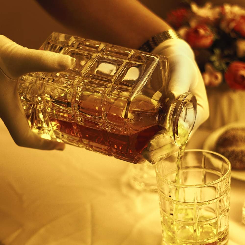 LUXU Whiskey Decanter,25 oz