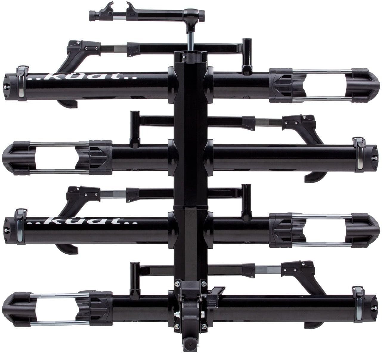 Kuat NV Add-On 2.0-2" - +2-Bike Rack, Black Metallic (NA22B) | Increases 2" NV 2.0 to a 4-Bike Hitch Rack, Rugged All-Metal Construction, E-Bike Compatible, Easy Installation