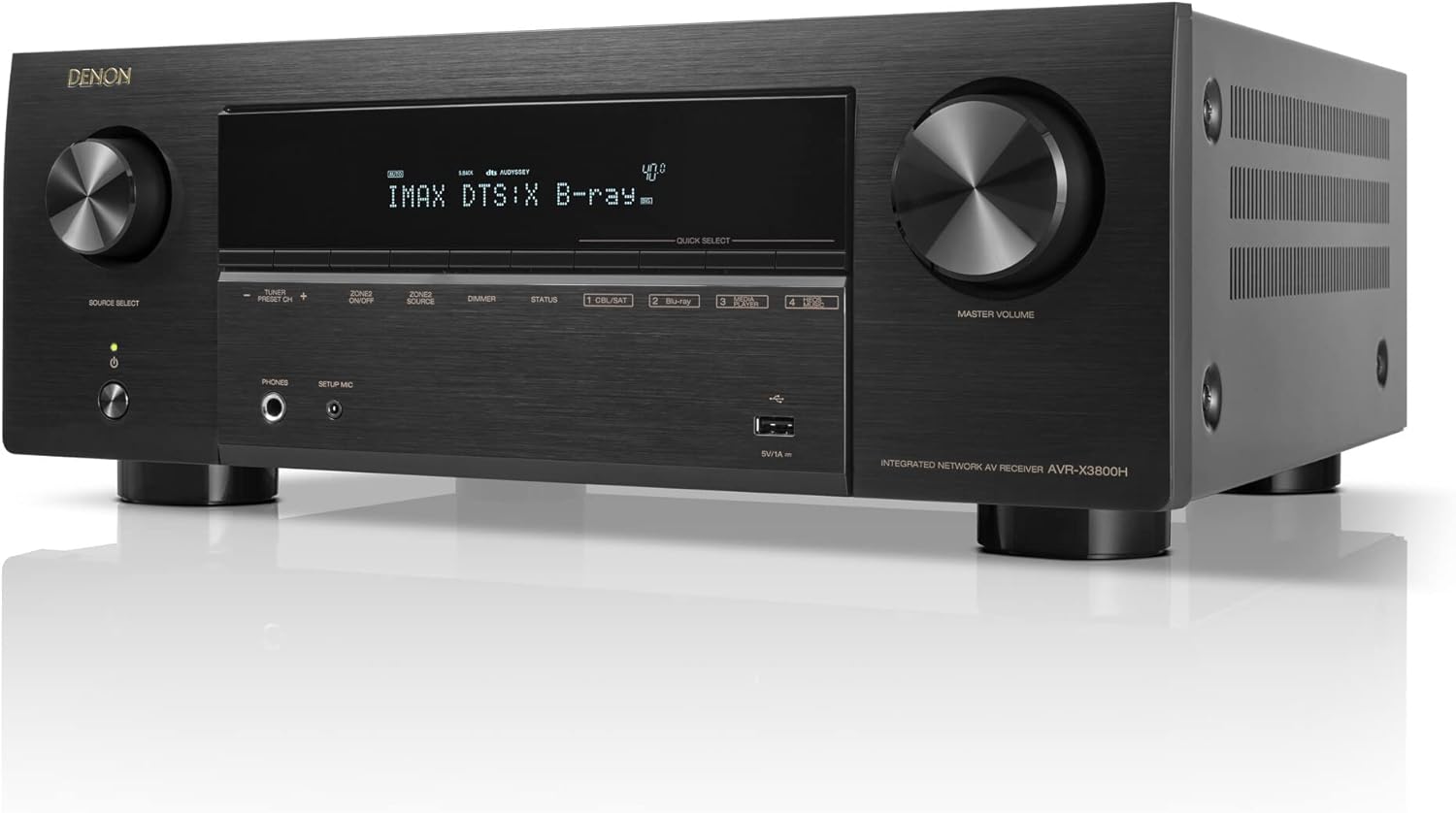 Denon AVR-X3800H 9.4-Ch 8K UHD AVR Home Theater Stereo Receiver