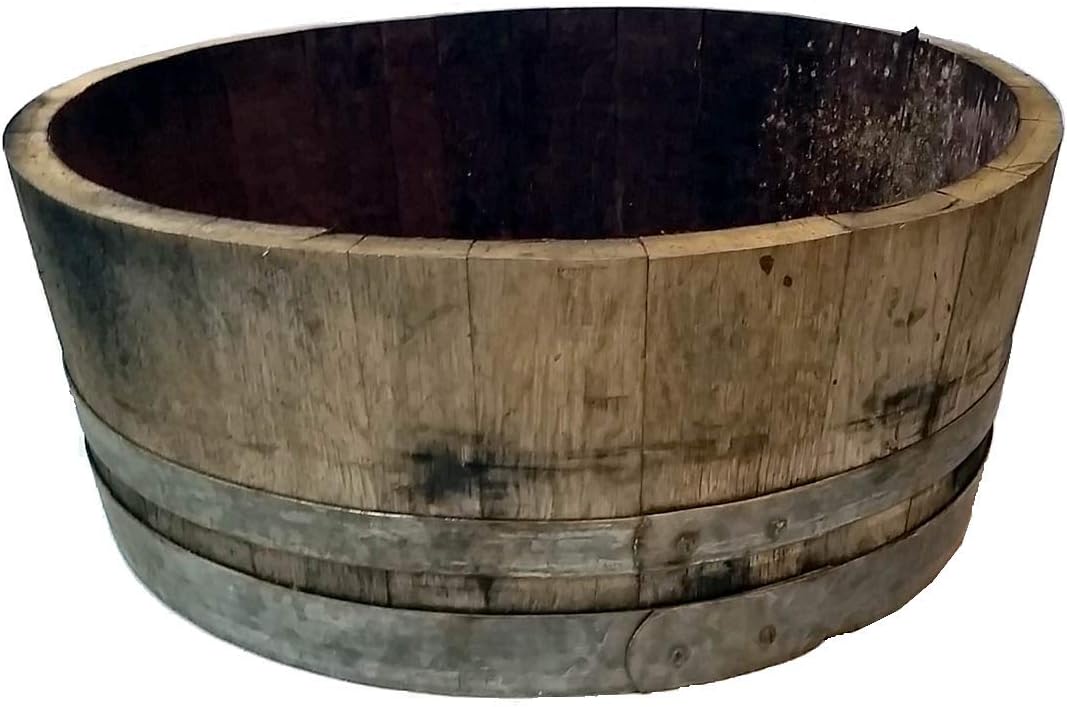MGP Brown Oak Whisky Barrel Planter