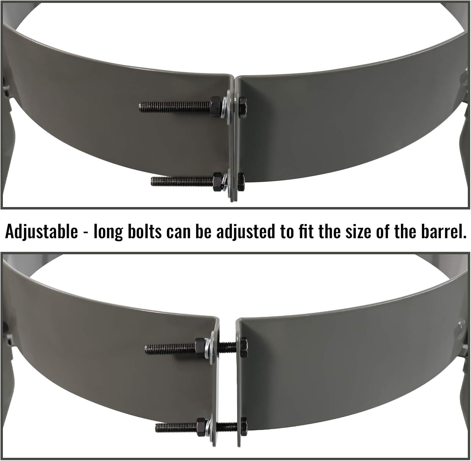 Highwild Deer Feeder 55 Gallon Barrel Band Leg Mounting Kit