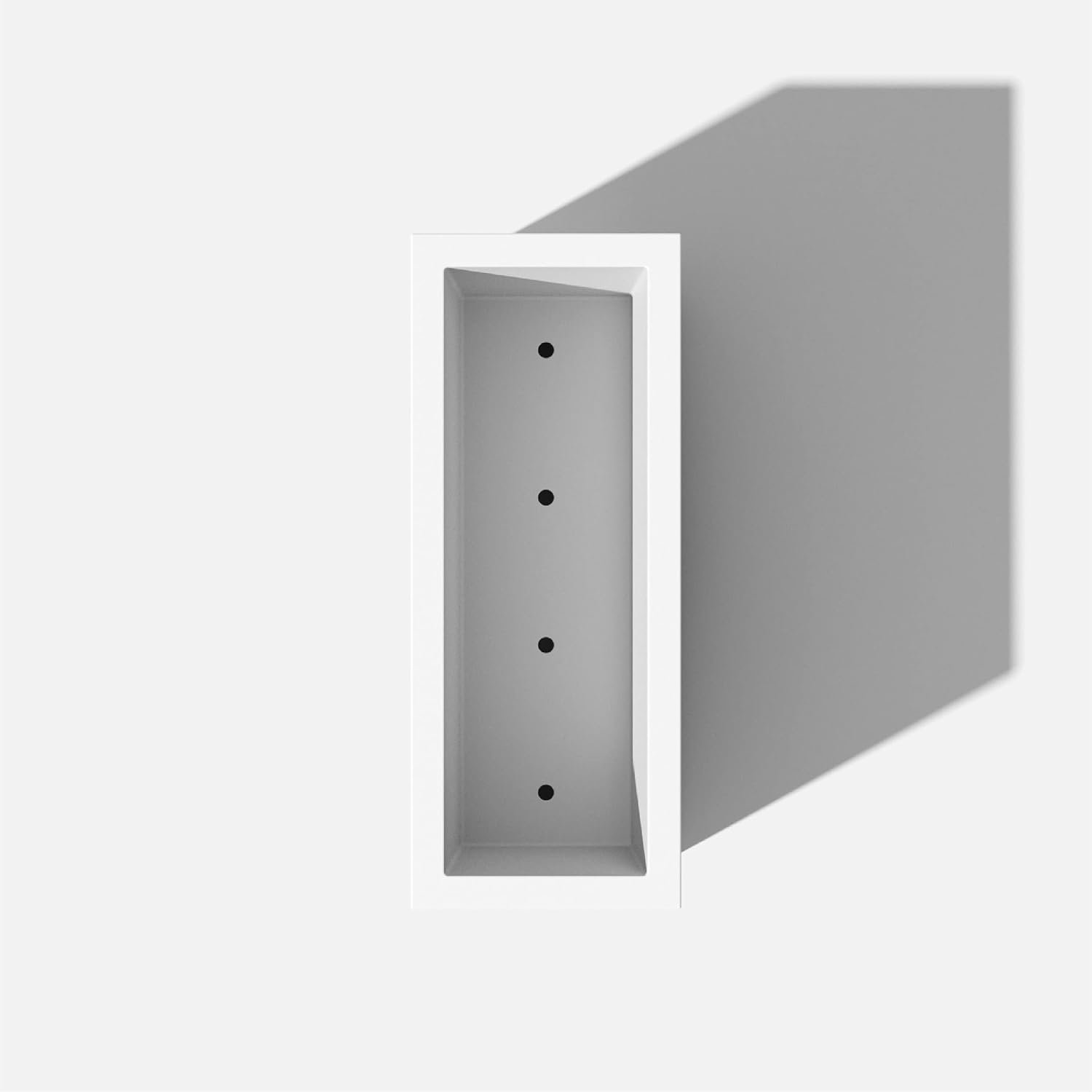 Veradek Span Plastic Box Series Planter - Tall Rectangular, White, All-Weather Resistant, Removable Insert Bucket, Modern Design, Indoor/Outdoor Use | Made From Durable Plastic Featuring a Removable Insert Bucket. Modern Porch/Patio Décor for Plants and…