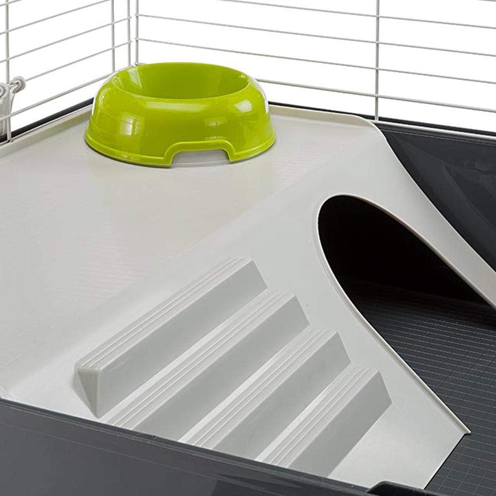 Ferplast Cavie Guinea Pig Cage & Rabbit Cage | Pet Cage Includes All Accessories to Get You Started & a 1-Year Warranty