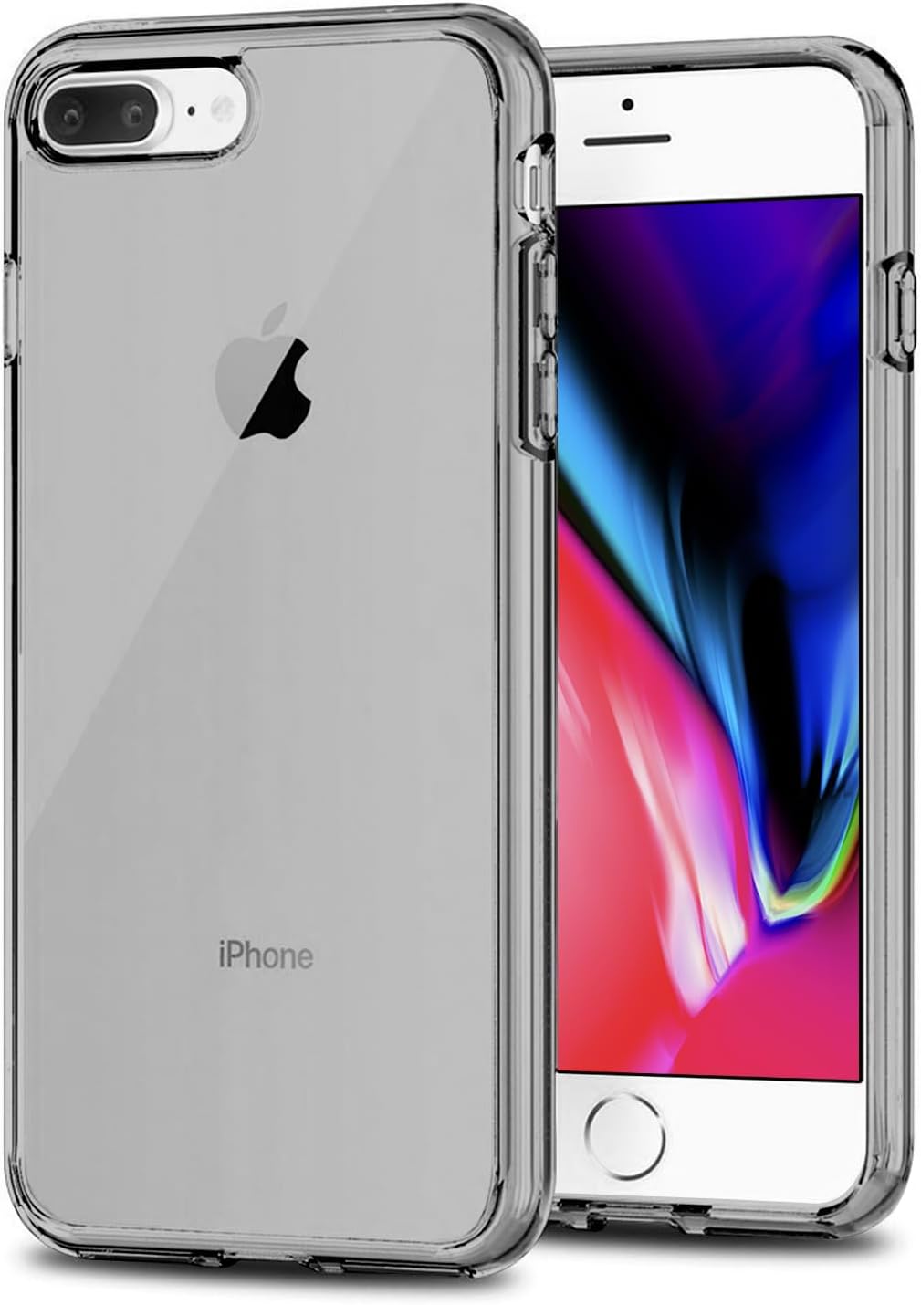 TENOC Phone Case Compatible with iPhone SE (2nd 2020 and 3rd 2022 Generation) & iPhone 7 & iPhone 8, Clear Case Shockproof Protective Bumper Slim Cover for 4.7 Inch