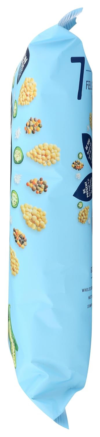 Simply 7 Lentil Chips, Jalapeno, 4-ounce Bags (Pack of 12)
