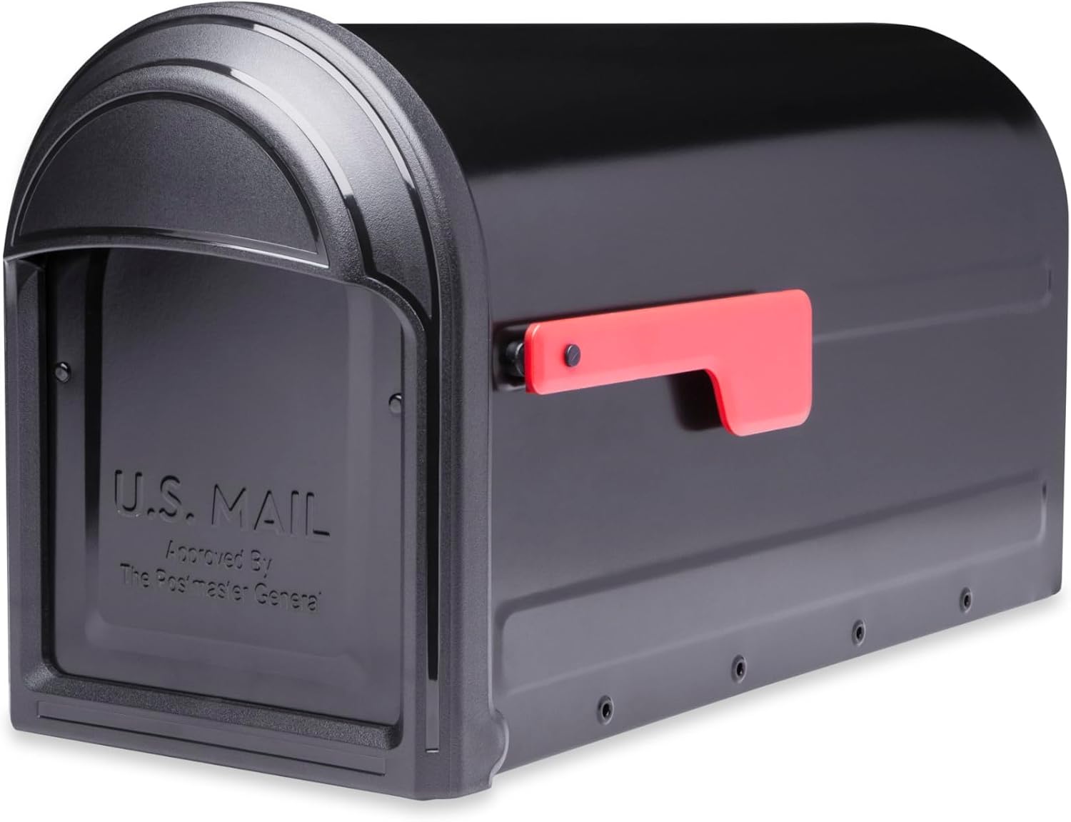 Architectural Mailboxes Barrington Post Mount Mailbox, Black
