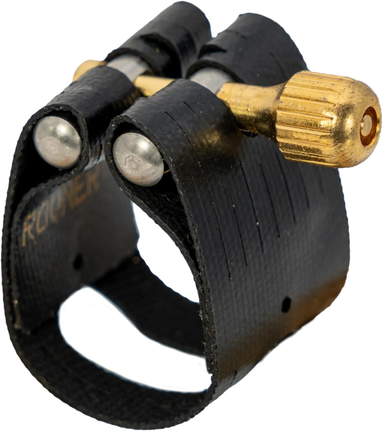 Rovner Ligature & Plastic Cap for Tenor Standard Saxophone - Light Ligature for Hard Rubber Mouthpiece (L-2R (L8))