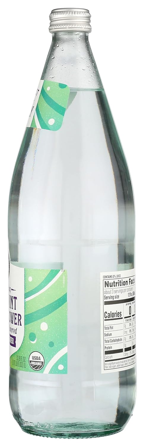 Whole Foods Market, Lemon Sparkling Mineral Water, 16.9 Fl Oz, 6 Count