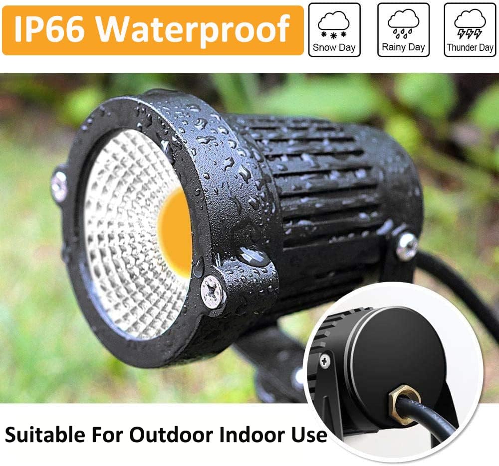 ZUCKEO Low Voltage Landscape Lights LED Landscape Lighting