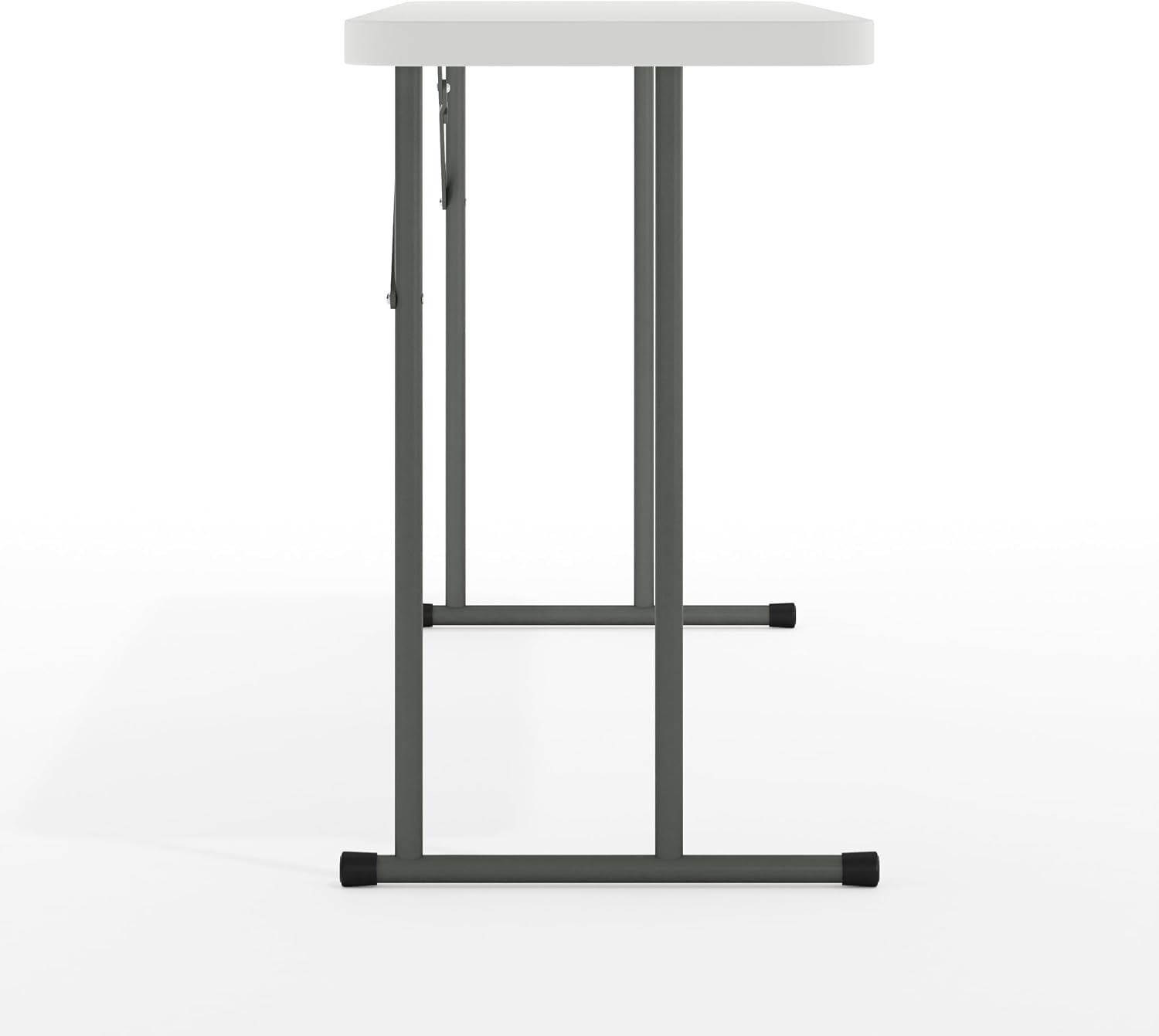 Flash Furniture 5 ft Plastic Folding Training Table, Granite White | Durable Construction, Commercial Use