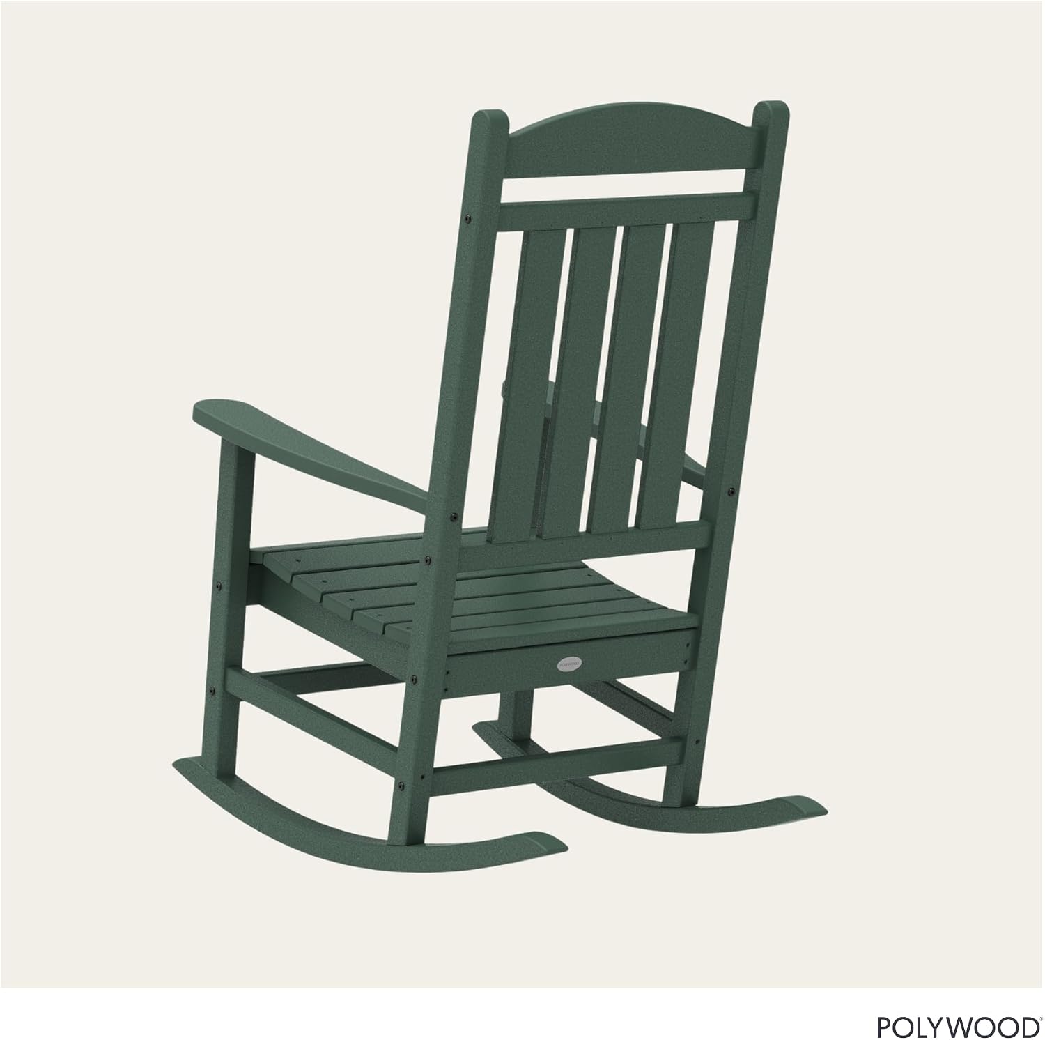 POLYWOOD Presidential Rocking Chair in White