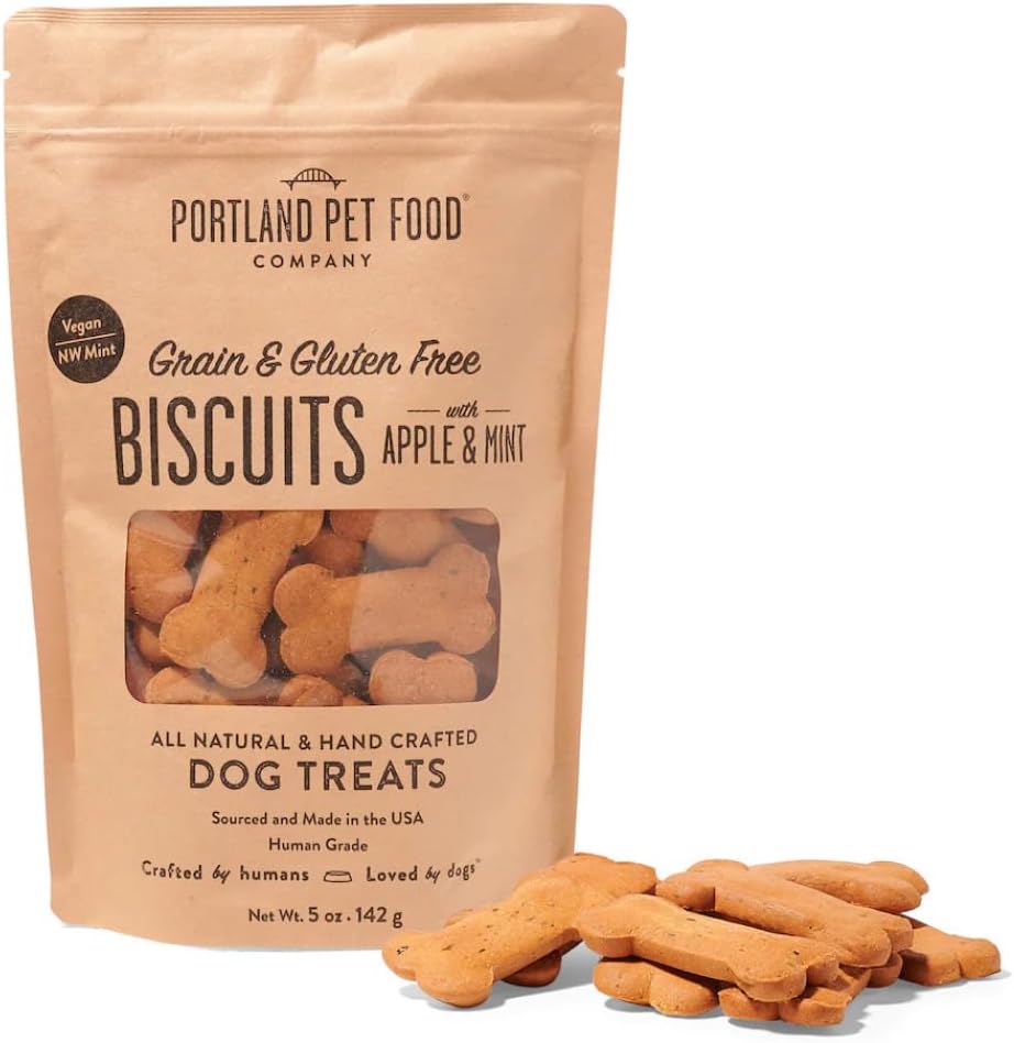 Portland Pet Food Dog Treats Variety, Healthy, Grain-Free Biscuits, 3 Pack