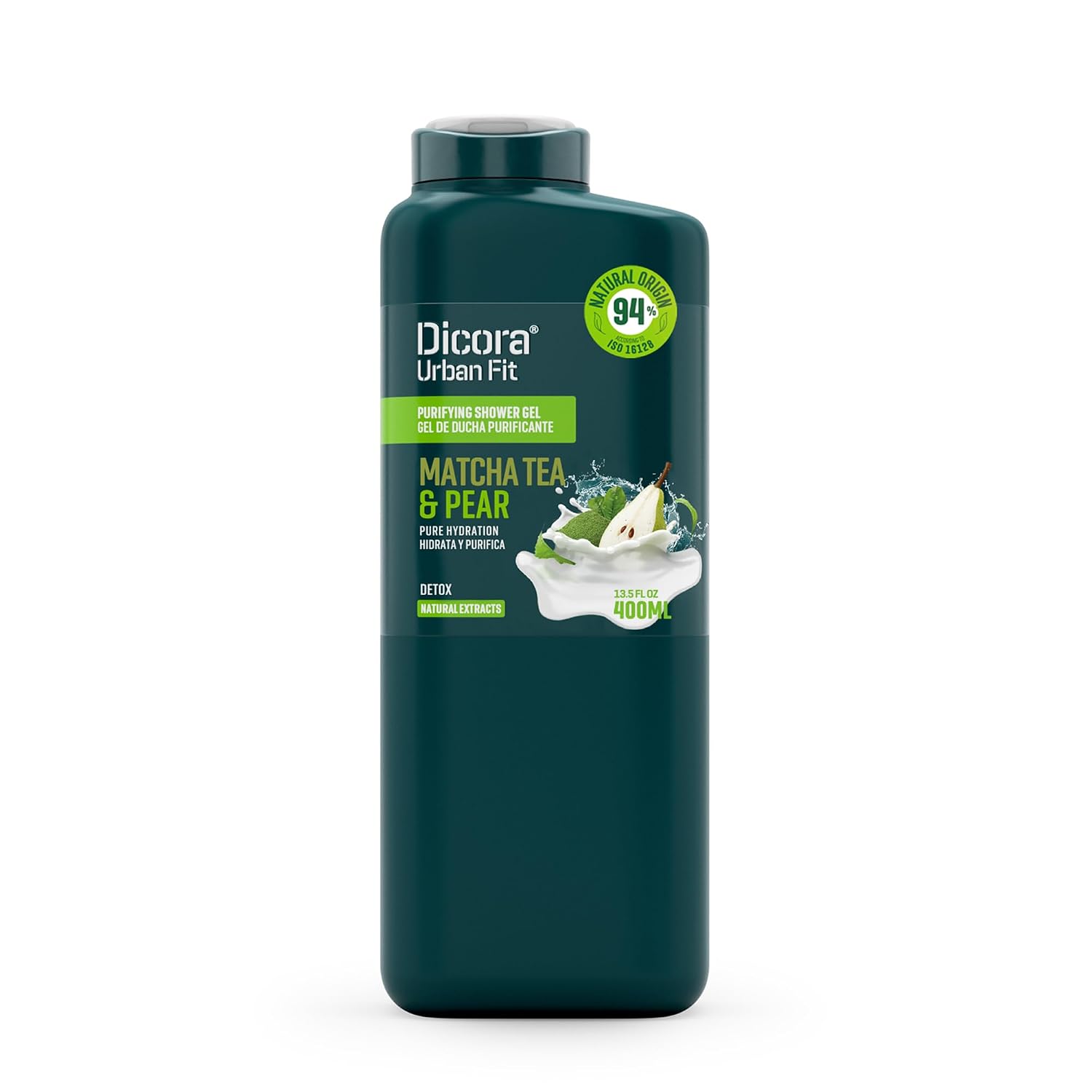 Dicora Urban Fit Shower Gel - Women and Mens Body Wash for All-Day Hydration - Prevents Premature Aging with Vitamin C - Citrus and Peach - 25.4 oz