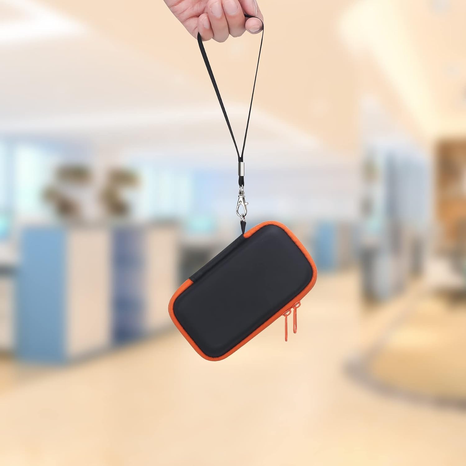 Lacdo Hard Carrying Case for SanDisk Extreme Pro/SanDisk Extreme Portable External SSD 500GB 1TB 2TB 4TB 8TB USB-C Solid State Drive EVA Shockproof