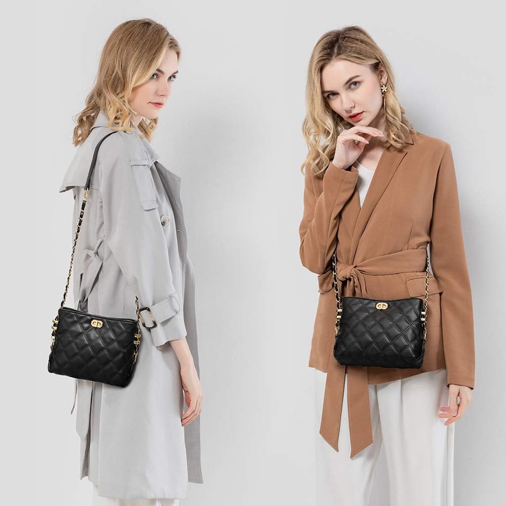 Sivim Small Crossbody Bags for Women Purses Fashion Leather Lightweight Handbags Shoulder Bag
