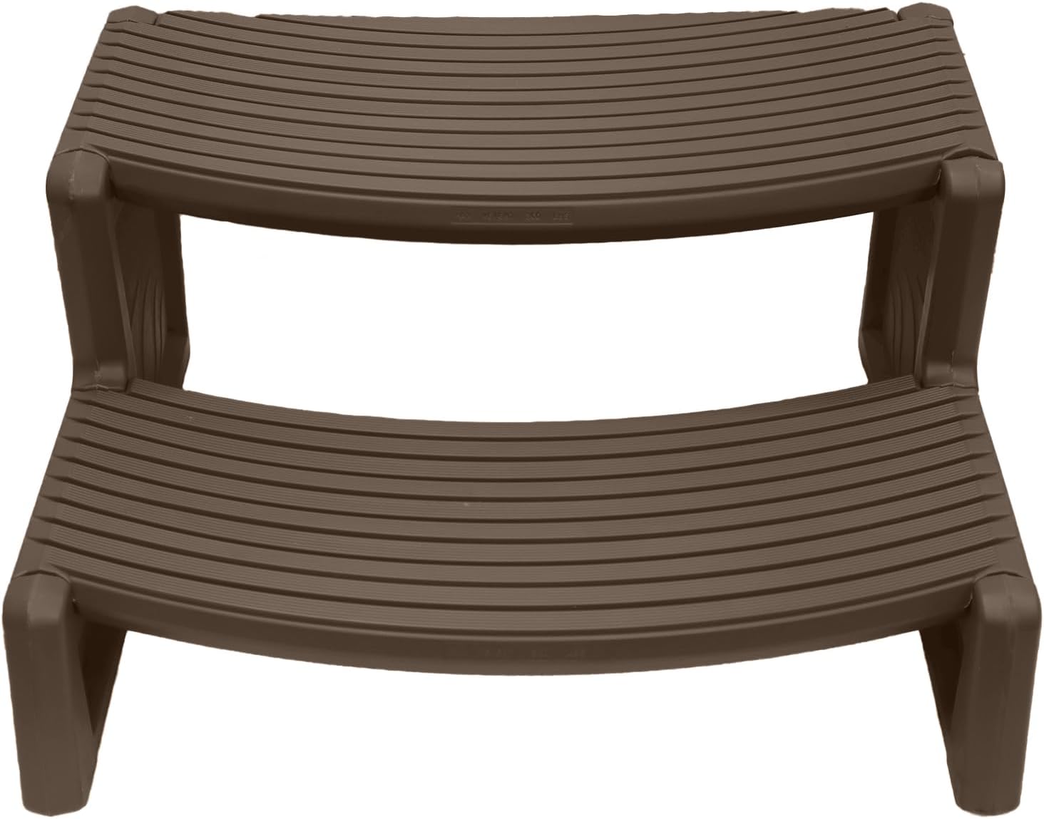 Confer Plastics Resin Multi Purpose Outdoor Non Slip Portable Spa and Hot Tub Handi-Step Deck Patio Steps Accessories, Charcoal Grey