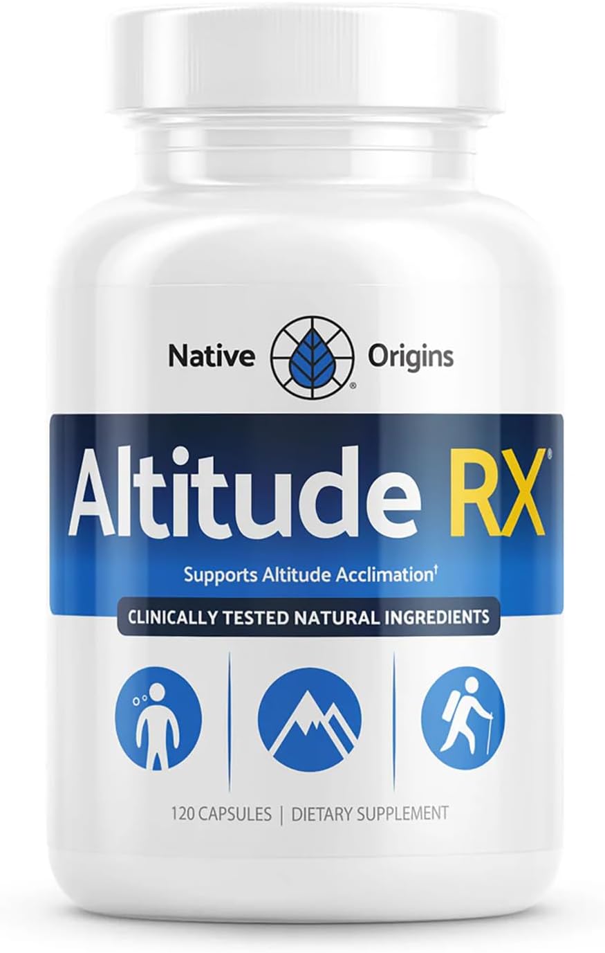 OxyBoost Complex. Altitude Formula for Acclimation to Ski or Mountain Trips with Vitamin C, Alpha Lipoic Acid (60 Servings)…